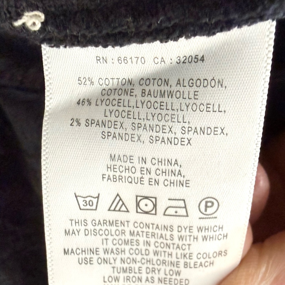 Pilcro & The Letterpress Serif Black Floral Textured Skinny Ankle Length Jeans - Picture 13 of 13